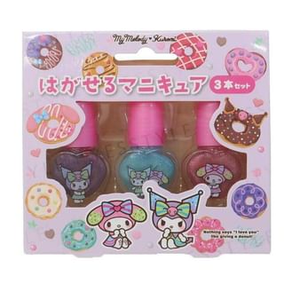 RACE My Melody & Kuromi Peel-off Nail Polish Set (1 set)