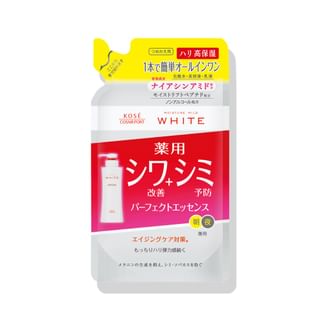 Kose Moisture Mild White Wrinkle Care Essence Lotion 200ml Refill