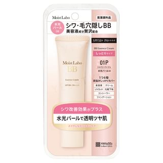 Meishoku Brilliant Colors - Crema Essencia BB Hidratante, SPF 50+ PA++++, 01P Beige Luminoso, 30g