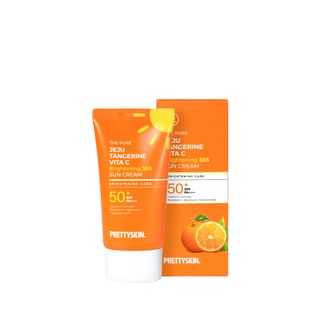 Pretty Skin Pure Jeju Tangerine Vita C Brightening Sun Cream 50ml