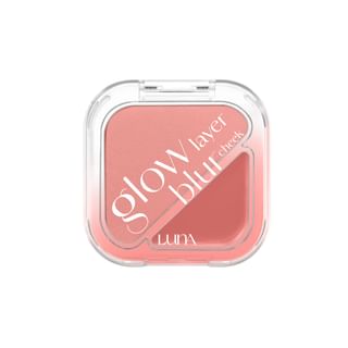 Luna - Paleta de mejillas con efecto difuminado y brillante - #09 Hoja Rosa