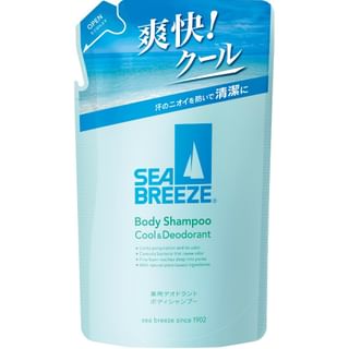 Shiseido - Champú corporal brisa marina fresco y desodorante, recarga de 330 ml