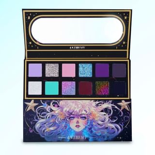 Paleta de sombras para ojos ANTHEMY Backlight Butterfly Shadow de 12 colores camaleón