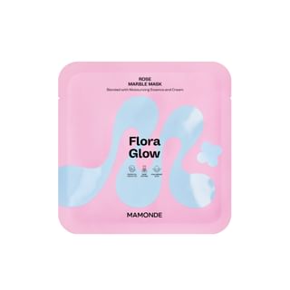 Masque MAMONDE Flora Glow en marbre rose, 36g