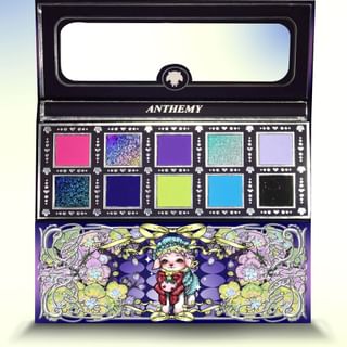 Paleta de sombras para ojos ANTHEMY Midnight Lamb de 10 colores camaleón