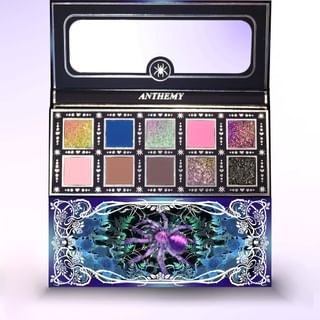 Paleta de sombras de ojos camaleón Furry Spider de 10 colores de ANTHEMY
