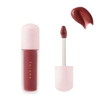 Brillo labial to/one - Sakura en Flor Petalo Luminoso, Rosa Alegre (Edición Limitada EX05)