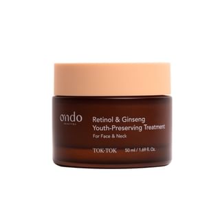 Crème pour le visage et le cou Oendo à la rétine et au ginseng pour préserver la jeunesse 50 ml
