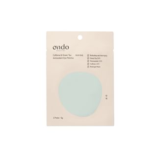 Oendo Caffeine & Green Tea Antioxidant Eye Patches, 2 Pads