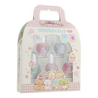 Set de esmalte de uñas descamable San-X Sumikko Gurashi de RACE, 5 unidades