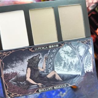 Paleta de contorno y destello de 3 colores SHELLWE MAKEUP - Luperca
