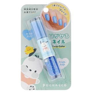 Laca de uñas peel-off CRUX Sanrio Pochacco - Azul claro (doble color)