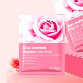 Masque éclaircissant pour le visage à l'extrait de rose BIOAQUA