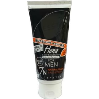 Condicionador de color con henna natural Negro para hombres TENSTAR, 178g