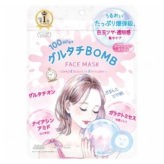 Mascarilla facial Kose Clear Turn Glutatión, 7 unidades