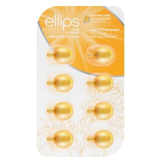 Aceite capilar Ellips Vitaminas Suave y Brillante, 8 piezas