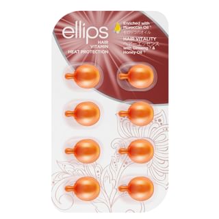 Aceite capilar Ellips, 8 piezas - Aceite de Marruecos, ginseng y miel para la vitalidad del cabello