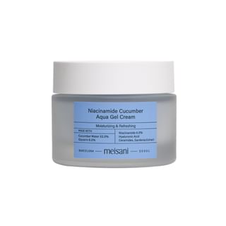 Crema gel acuosa con pepino y niacinamida de Meisani