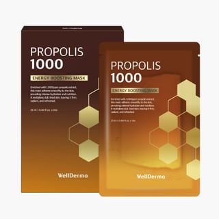 Masque booster d'énergie WellDerma Propolis 1000