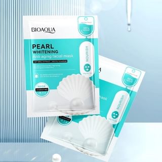 Máscara facial antiarrugas de iluminación de perla BIOAQUA