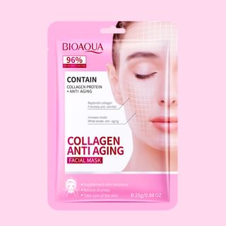 Máscara facial antienvejecimiento de colágeno BIOAQUA