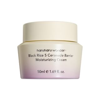 Crème hydratante barrière de céramides 5 haruharu wonder - Riz noir