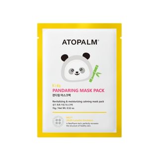 Masque en feuille panda ATOPALM pour enfants