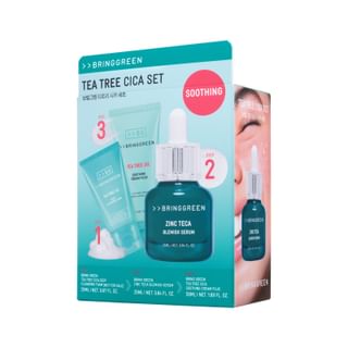 Set de soins du visage BRING GREEN - Tea Tree Cica