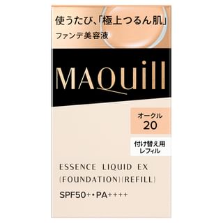 Fundación líquida Shiseido Essence EX, Ocre 20-24 ml (recarga), SPF 50+ PA++++