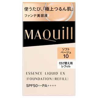 Fundación líquida Shiseido Essence EX SPF 50+ PA++++, tono suave beige (refil 10-24ml)