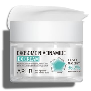 Cremas de Exos y Niacinamida de APLB - Crema iluminadora con un 36.2% de niacinamida y exos