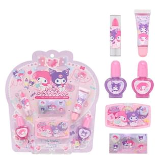 Set de Maquillaje SHOBIDO Sanrio Mi Melodía y Kuromi (6 piezas)
