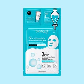 Máscara facial iluminadora de 3 pasos de BIOAQUA