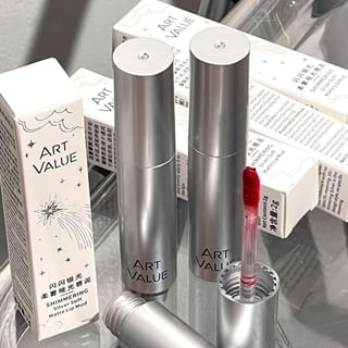 Pâte à lèvres mat douce Art Value scintillante argent - 6 couleurs #01 Rose Boisé (2g)