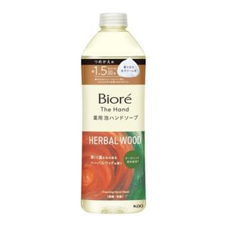 Savon mousse hand KAO Bois herbal - Réfill de 340 ml