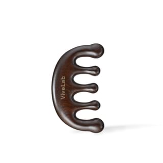 ViveLab - Gua Sha de Madera para el Cuero Cabelludo