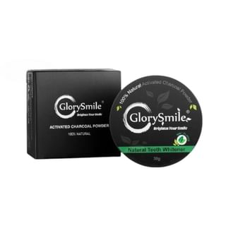 GlorySmile Activated Charcoal Teeth Whitening Powder - Mint (30g)