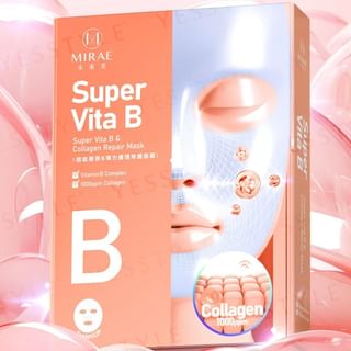 Máscara de reparación MIRAE Super Vitamina B y colágeno 4 unidades