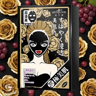 Kit de Máscara Negra Hidratante SEXYLOOK 5 unidades