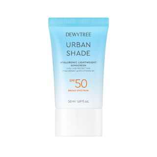 Sunscreen ligero DEWYTREE Urban Shade con ácido hialurónico 50ml