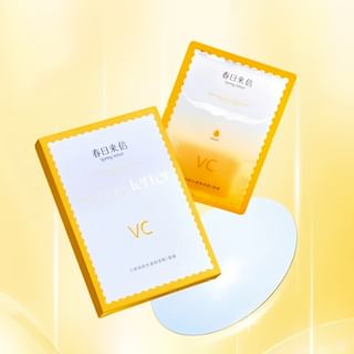 Máscara Spring letter con vitamina C (5 uds. de 1g + 22g)