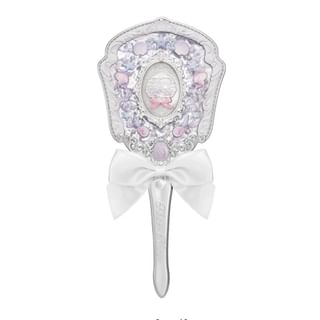Flower Knows Shell's Jewel Hand Mirror - Pearl White, 1pc