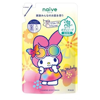 Jabón corporal espumoso Kracie My Melody Sanrio, recarga de 480 ml
