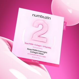 Masque collagène numbuzin No.2 Rose PDRN pour la nuit