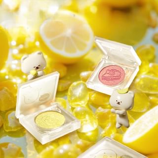 Sombra de ojos LEEMEMBER Brillo Diamante - Serie Dulces Limones, #G05 Amarillo Satinado, 1.7g