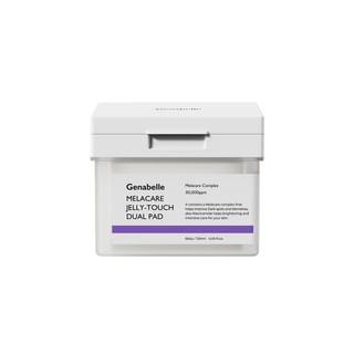 Pad de tónico Genabelle Melacare Jelly Touch de doble acción - Para un rostro iluminado y hidratado