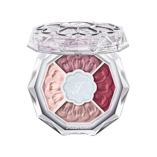 Paleta de ojos Jill Stuart Bloom Couture, ramillete joya 04 Calandiva Granate