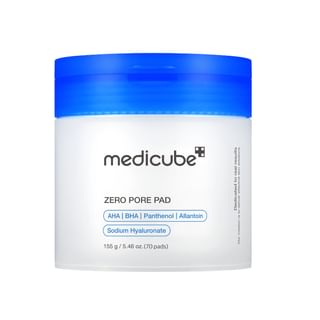 medicube Zero Pore Pad 2.0 - Toallitas exfoliante anti-poros