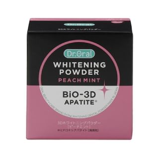 Dr.Oral Bio-3D Apatite Whitening Powder Toothpaste Peach Mint - 25g