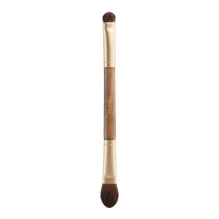 Pincel de maquillaje de dos vías MilleFee, pelo de caballo, negro